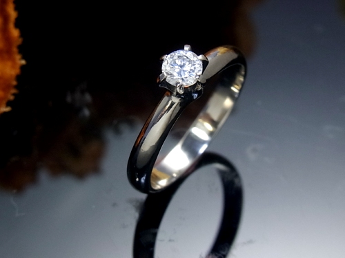 チタンの婚約指輪（エンゲージリング
