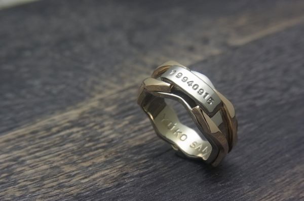 ジルコニウム製結婚指輪